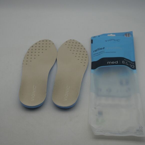 NEW Vionic Relief Women's Full Length Orthotic Insoles Women's Medium 8.5-10 - Picture 2 of 8
